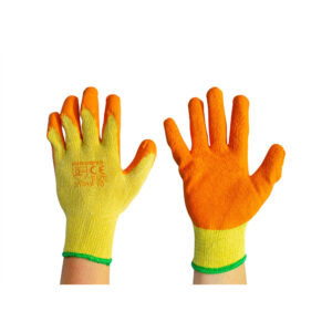 Latex Grip Gloves - Orange