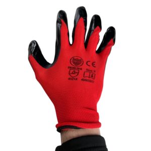 Nitrile Lightweight Gloves - Red