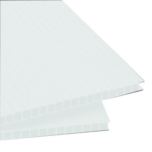 Flame Retardant Fluted Board - White