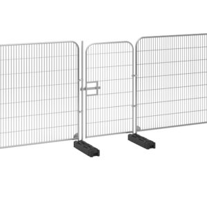 1m Temporary Fencing Pedestrian Gate with Latchpole