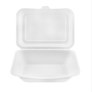 7x5" Rectangle Bagasse Clamshell