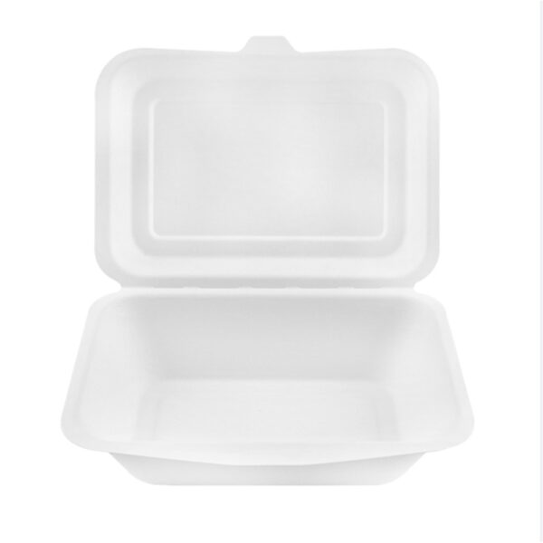 7x5" Rectangle Bagasse Clamshell